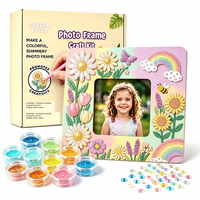 Kit de décoration de cadre photo à paillettes pour cadeaux personnalisés, mosaïque scintillante, pour débutants, marque privée