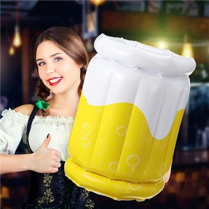 Extérieur Festival Fête Fleur Décoration Décor Porte-Boisson <span class=keywords><strong>Piscine</strong></span> Plateau Pvc Gonflable Flottant Pub Bar Refroidisseur Seau À Glace - Product Image 6
