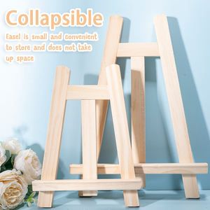 Support de Présentation Mini <span class=keywords><strong>Chevalet</strong></span> en <span class=keywords><strong>Bois</strong></span> Boyixuan pour Tablette, Téléphone, Photos et Œuvres d'Art - Support de Bureau en <span class=keywords><strong>Bois</strong></span> Naturel - Product Image 5