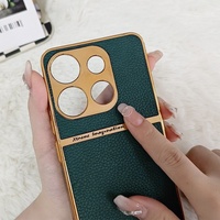 Coques de téléphone en cuir antichoc Tpu PC pour iphone 15 Samsung s21fe a71 google Pixel 7 Xiaomi 13 redmi 10