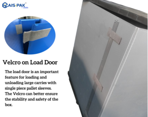 กล่องพาเลทพลาสติกแบบซ้อนได้ พับได้ สำหรับจัดเก็บอะไหล่ กล่องเก็บของในคลังสินค้า - Product Image 3