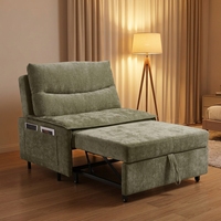 Canapé-lit pliable multifonction pour petit espace, idéal pour appartement, petit et confortable