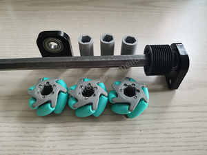 Rueda de Mecanum móvil omnidireccional, <span class=keywords><strong>alta</strong></span> calidad, profesional, <span class=keywords><strong>nueva</strong></span>, línea de clasificación, transporte de logística - Product Image 2