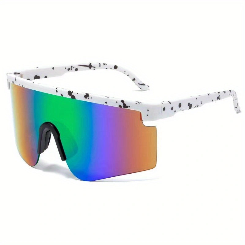Direct Factory Sales New European American One-Piece Sports Cycling Sunglasses for Men Large Outdoor Frame Sports Eyewear