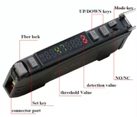 Capteur à fibre optique BOJKE ER2-22LV pour l'automatisation industrielle avec sortie NPN/PNP 12-24V DC Temps de réponse 50us-4ms