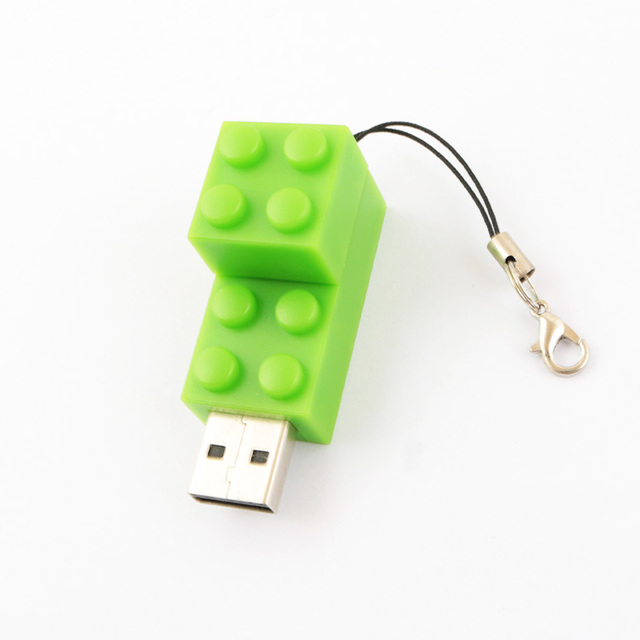 Funny Product 1GB 2GB 4GB Toy Building Block Shape Usb Flash Drive  2.0 3.0  Plastic Block  USB Memory  Pendrive