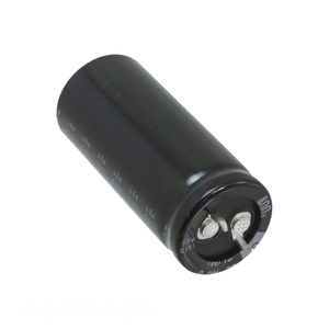 Condensateur à montage en surface (SMD) LGL2G391MELZ50, 390 µF, 20 %, 400 V, à travers trou, en aluminium, de type SNAP TH, pour canal fabricant - Product Image 1