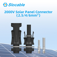 Connecteur de panneau solaire Slocable TUV et UL4703 PA66 2,5/4/6 mm 2000 V avec étanchéité IP68