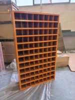 Armoire de rangement métallique à 72 compartiments pour vis et outils, armoire et coffres de rangement