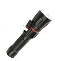 Linterna portátil magnética led, luz de trabajo de alto lúmenes, recargable, táctica, potente, para exteriores