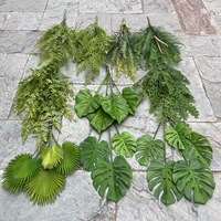Feuillage Artificiel Mixte : Aiguilles de Pin, Menthe et Chêne – Plantes Vertes Artificielles pour Centres de Table de Mariage et Décorations d'Intérieur