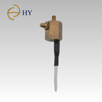 Sonde de température à roulement HY IP67 étanche en acier inoxydable, sonde RTD à angle droit, longueur 80 mm, alarme haute température pour applications industrielles lourdes