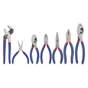 Juego de 7 Alicates de Acero Inoxidable con Articulación Ranurada, Alicates de Punta Larga, Alicates de Articulación Deslizante, Alicates de Electricista y Alicates Diagonales para Uso Industrial y Bricolaje - Product Image 2