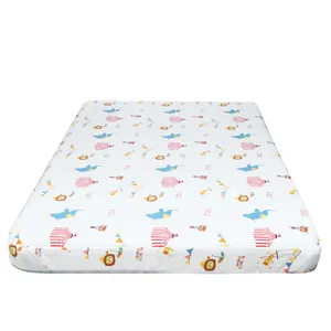 Colchón de espuma impermeable chino cuna colchón de bebé funda de algodón transpirable suave cuna niños cuna cama colchón