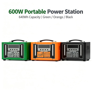 Station d'alimentation de secours domestique 600W 640Wh, générateur solaire portable pour panne de courant, camping, batterie portable - Product Image 3