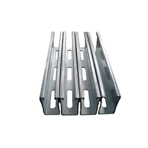 BESCA Galvanized Steel Channel Supplier Perforation Slotting Selling Wholesale Strut Channel