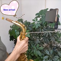 Saxophone Phone Holder Music Stand Clip Sheet-Music Reading Stand Brass China 2026 New Model Instrument Accessory