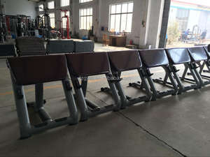 Equipo de ejercicio de Gimnasio Profesional, placa de entrenamiento de fuerza, máquina de predicador de rizos de bíceps sentados cargados para uso doméstico o comercial - Product Image 5