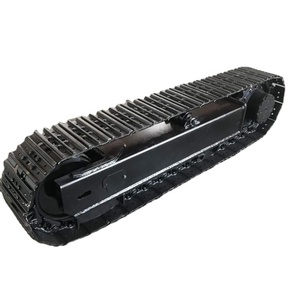 Châssis sur chenilles en caoutchouc de 1 tonne avec moteur hydraulique, train de roulement pour excavatrice sur chenilles, machinerie de chantier - Product Image 6
