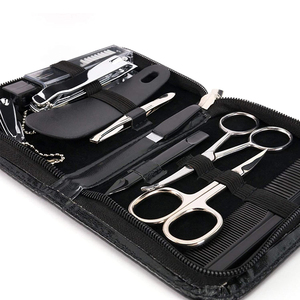Kit de manucure de haute qualité, ensemble d'outils pour le soin des ongles, instruments de beauté en acier inoxydable, ciseaux, limes, kit de manucure et pédicure personnalisé - Product Image 3