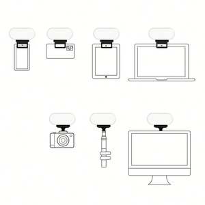 Lampe annulaire LED portable rechargeable à température de couleur réglable pour selfies et vidéos, idéale pour téléphones portables et appareils photo – Meilleure vente - Product Image 5