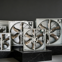Ventilateur extracteur industriel robuste de 50 pouces pour serre, ferme, poulailler, extracteur de chaleur mural