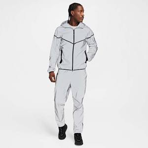 Survêtement technique léger et réfléchissant avec logo personnalisé, procédé de laminage ultra-réfléchissant, survêtement de sport pour hommes, streetwear - Product Image 3