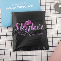 100% biodégradable noir 10x13 pouces vêtements Polymailer sacs d'expédition enveloppes en plastique personnalisées sacs d'emballage d'expédition