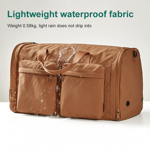 대용량 캐리 온 더플백 개별 신발 보관 크로스 숄더백 고급 수하물 여행 가방 - Product Image 4