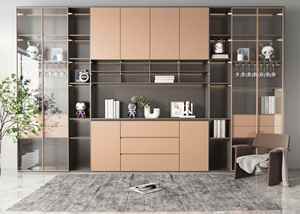 Gabinete de entrada personalizado versátil de estilo nórdico Revestimiento de madera a prueba de humedad y resistente al desgaste libremente incrustable - Product Image 4