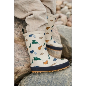 Kinder-Gummistiefel mit Niedlichem Tiermuster, Thermisch Isoliert, Wasserdicht, Verschleißfest, Warmes Futter, Rutschfest, Komfortabel mit Ziehlasche für Draußen - Product Image 5
