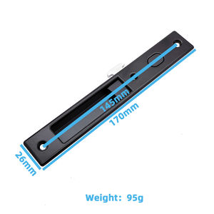 Cerradura de ventana corrediza Herrajes Accesorios de aluminio Cerradura de puerta de vidrio corrediza - Product Image 3