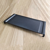 Wajan pemanggang datar besi cor antilengket Food Grade yang ditingkatkan pelat Cooktop Gas ditingkatkan fitur ditingkatkan