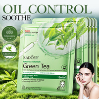 Masque en tissu OEM Sadoer aux extraits de plantes et de fruits 25ml pour une hydratation intense et un éclat de la peau, formule nourrissante pour la beauté