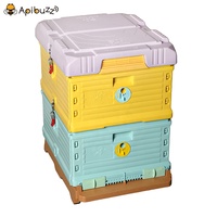 Langstroth-caja de colmena térmica de plástico, equipo de mantenimiento de abejas, suministros de Apicultura, 2 capas, 10 marcos