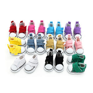 Directo de fábrica muñecas BJD accesorios de algodón 5cm y 20cm zapatos de lona con cinta mágica Mini estilo de juguete zapatos de lona muñecas - Product Image 2
