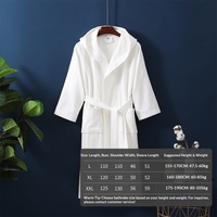 Peignoir à capuche en coton éponge épais très absorbant, idéal pour les couples, parfait pour la maison et le bain – Nouvelle collection hiver, succès commercial !
