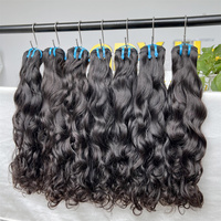 Cabello Vietnamita Natural Ondulado, Cabello Camboyano Rizado Natural Ondulado, Cabello Humano Vietnamita Sin Procesar en Paquetes, Proveedores Mayoristas