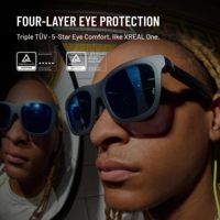 Lunettes AR XREAL Xbx A01+, écran grand format de 147 pouces pour films et jeux |   62g ultraléger, lumineux 1600 nit HDR10,50 °   FOV