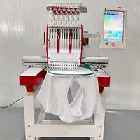 Nouvelle machine à coudre informatisée à tête unique pour l'entrepreneuriat à faible coût, moteur servo Dahao, 9/12/15 aiguilles pour T-shirts et casquettes