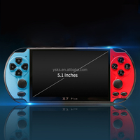 X7 Plus 5.1 pouces écran 8GB lecteur Portable Console de jeu lecteur de jeu à main Console portable