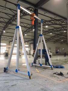 سعر رافعة جسرية محمولة محمولة من الألومنيوم والألومنيوم تحميل صغير الإطار 2 طن 3 طن 5 متر - Product Image 6