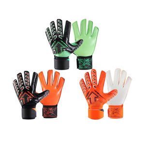 Venta al por mayor profesional fútbol guantes adultos jóvenes SMX precio de fábrica cuero portero guantes deportes protección - Product Image 5