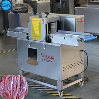 Trancheuse industrielle multifonctionnelle pour viande fraîche, équipement de découpe en bandes et en cubes pour la préparation alimentaire