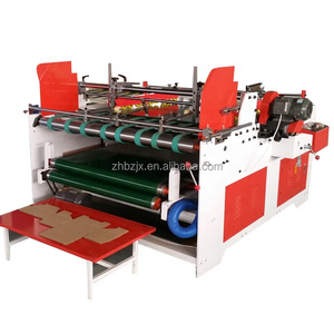 Máquina de encoladora de carpetas de cajas corrugadas tipo ajuste a presión semiautomático de dos piezas - Product Image 1