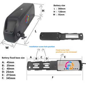 Batería de bicicleta eléctrica de alta potencia <span class=keywords><strong>1000W</strong></span> 1500W 2000W <span class=keywords><strong>48V</strong></span> 52V 17.5AH por celda de grado A 18650 con cargador - Product Image 4