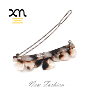 Xinmei Acetate hoa Clip tóc phụ kiện cho cô gái hairclips với Rhinestone <span class=keywords><strong>Bling</strong></span> kẹp tóc Bobby tóc Slide <span class=keywords><strong>pins</strong></span> cho phụ nữ - Product Image 5