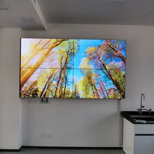 4k layar splicing tampilan iklan lcd 55 inci 46 dinding video dalam ruangan