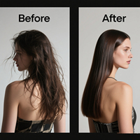 GATASE Nano Botox Premium Shampooing pour la croissance des cheveux et la réparation de la kératine Lissant Anti-frisottis Renforçant pour tous les types de cheveux