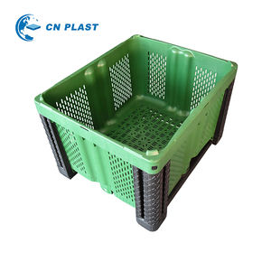 Aşırı yük kapasitesi ve güçlendirilmiş taban tasarımı 1219X1118X589mm ile şantiyeler için Ultra dayanıklı 454L palet kutusu - Product Image 4